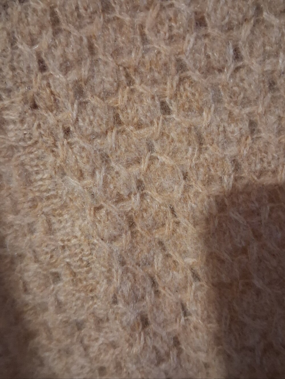 NWOT New Lord & Taylor Camel 2ply Cashmere Vest Wrap Small But Fits Up To Large - Picture 3 of 8